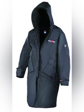 Scuba Max Black Hooded Dive Coat